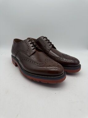 BRAND NEW Moral Code Miller Brown Leather Lace-Up Shoes Men’s US Size 10M